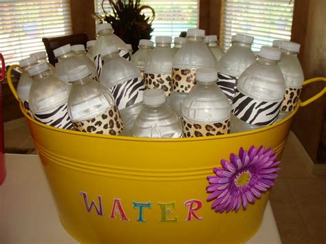 Tutorial for decorating water bottles with fabric scraps to match any party decor. 10 best images about Water Bottle on Pinterest | Tissue paper, Bottle and Cheerleading gifts