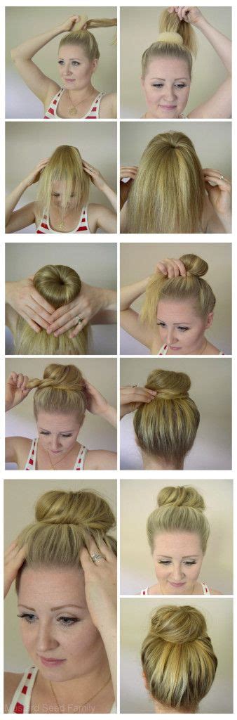 How To Use A Hair Donut Hair Tutorial Hair Donut Hair Styles Donut