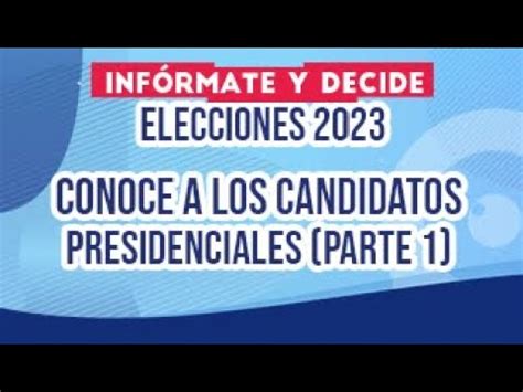 Conoce A Los Candidatos Presidenciales De Guatemala Youtube