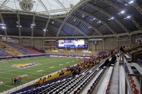 Former iowa head basketball coach tom davis is recognized by current head coach fran quote tshirts. UNI-Dome - StadiumDB.com