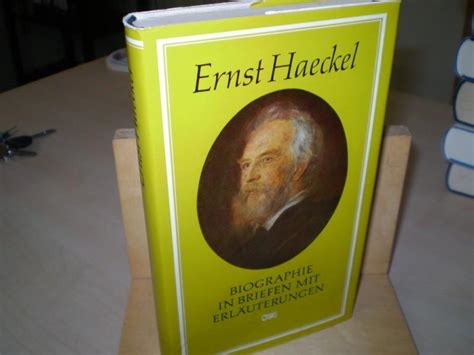 Ernst Haeckel Biographie In Briefen Von Uschmann Georg Hardcover
