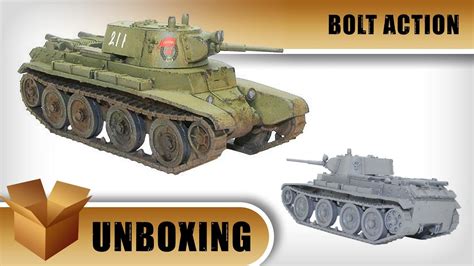 Unboxing Bolt Action Soviet Bt 7 Fast Tank Youtube