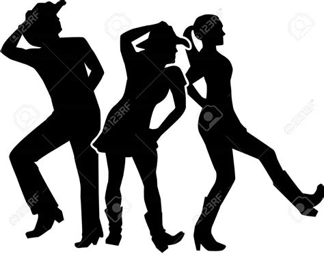 Line Dance Group Clipart Station