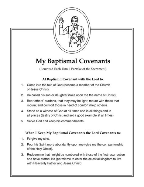 Baptism Covenants Lds Pinterest