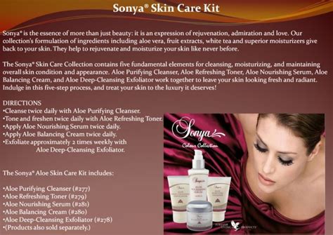 Sonya Skin Care Range Flawless Skin Care Forever Living Products