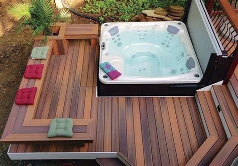 25 Best Backyard Hot Tub Deck Design Ideas For Relaxing Godiygocom