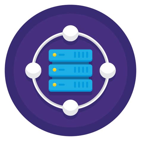 Master Data Flaticons Flat Circular Icon