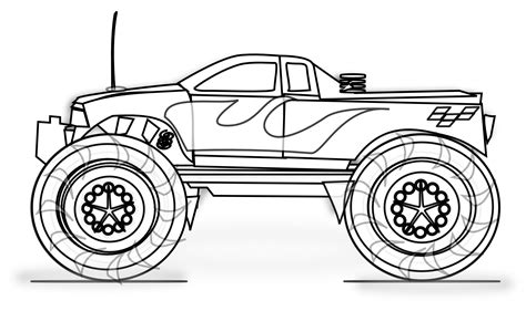 Kids, especially boys, have a great fascination with trucks of all kinds. Free Printable Monster Truck Coloring Pages For Kids ...