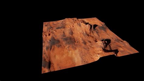 3d Model Planet Surface 3d Model Mars Vr Ar Low Poly Cgtrader