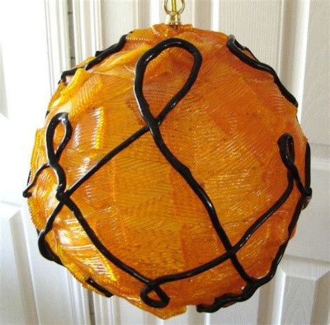 Lucite spaghetti swag lamp vintage 60s modern atomic space age new socket cord. Orange Spaghetti Ribbon Lucite Swag Lamp 60s (With images ...