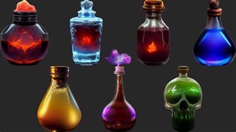 266 Magic Potions in 2D Assets - UE Marketplace