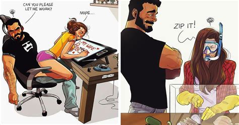 Artist Hilariously Illustrates Everyday Life With His Wife In New Comics DeMilked