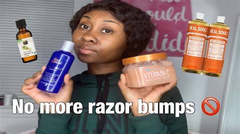 How To Get Rid Of Razor Bumps And Dark Spots Down There Youtube