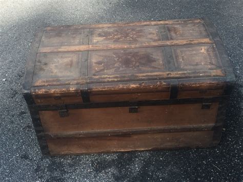 What Is My Antique Steamer Trunk Worth Antique Poster