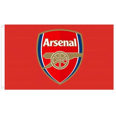 Arsenal Fc Flag Club Crest Everythingenglish