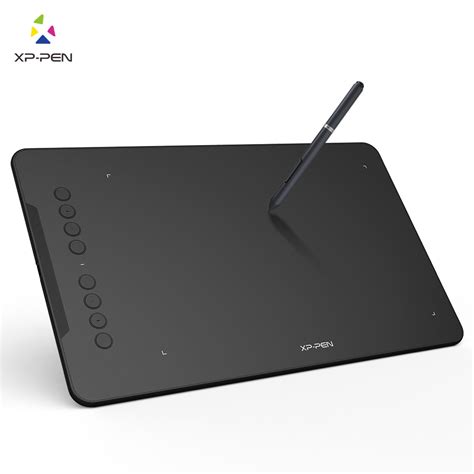 Some pens have eraser ends. XP-PEN Deco01 Drawing Pen Tablet Digital Graphics Drawing ...