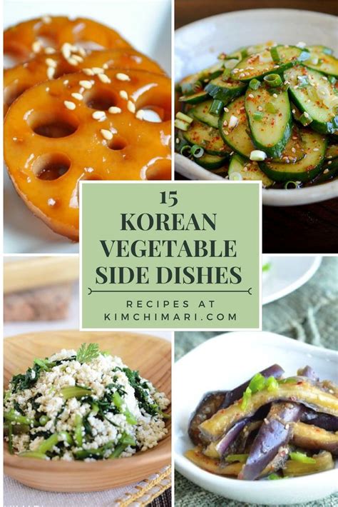 Korean Vegetable Side Dishes Banchan To Go With Any Meals These Are