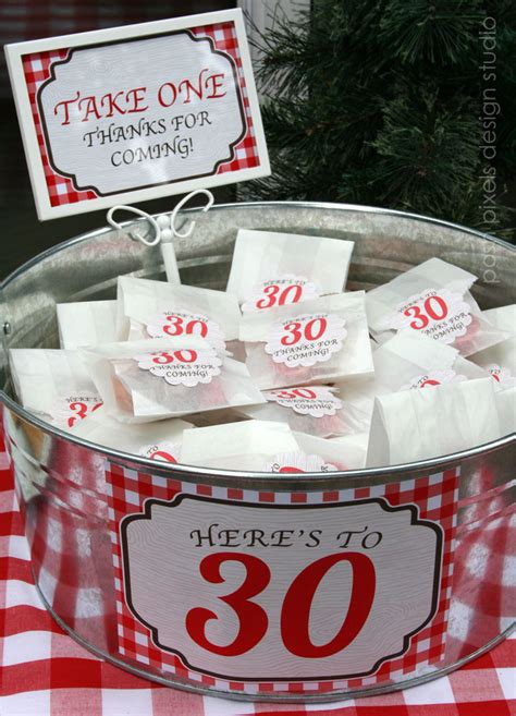 Cake Creative Co Real Parties A Rustic Red 30th Birthday