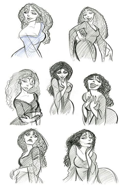 Mother Gothel From Tangled Concept Art Disney Know Your Meme
