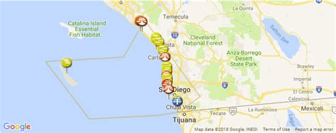 San Diego County Surf Guide Maps Locations And Information