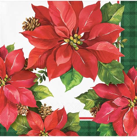 Christmas Poinsettia Party Supplies Other