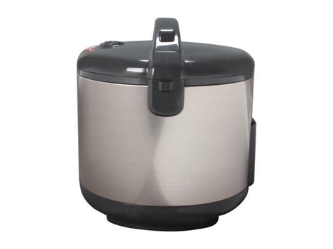 Tiger JNP S18U Rice Cooker And Warmer Stainless Steel Gray 20 Cups