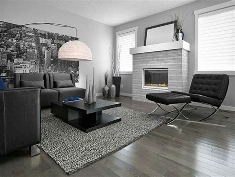 Contemporary Grey Wood Flooring Grey Hardwood Floors Living Room