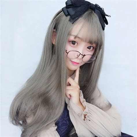 Japanese Lovely Air Bangs Wig Kawaii Wigs Wigs Cute Fashion