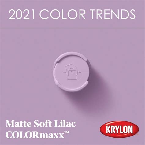 Matte Soft Lilac In 2021 Color Trends Spray Paint Colors Krylon Colors