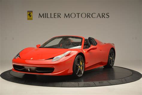 However, legroom is terrific, and the interior styling is just as stunning as the exterior. Used 2015 Ferrari 458 Spider | Greenwich, CT