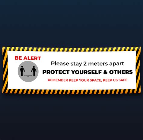Protect Yourself And Others Banner 6ft X 2ft Printed Today