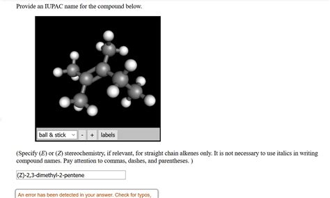 Solved Provide An Iupac Name For The Compound Below Spec Chegg Com My Xxx Hot Girl