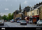 General View of the town of Bellshill in South Lanarkshire Scotland ...