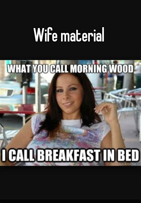 wife material