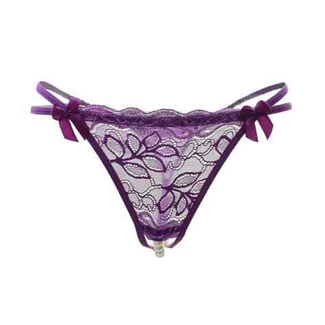 Panties For Women Sexy Pendant Lady Pearl G String V String Women Panties Low Waist Underwear