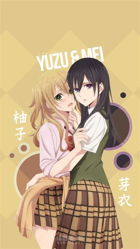 yuzu and mei citrus anime wallpaper citrus anime anime girlxgirl citrus mangá