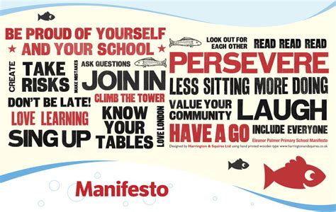 Manifesto Eleanor Palmer Primary School