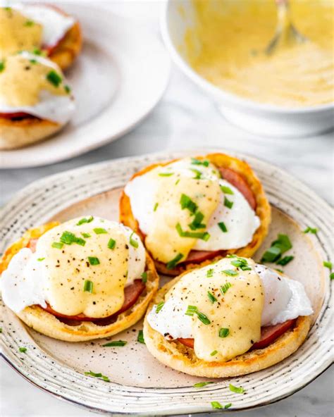Eggs Benedict Buttery Toasted English Muffin Crisped Back Bacon