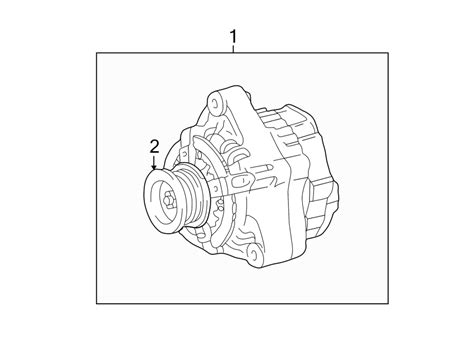 Toyota Tundra Alternator Pulley. 2.7 liter. 4.0 LITER. Tacoma; 2.7L