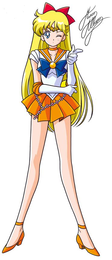 Aino Minako And Sailor Venus Bishoujo Senshi Sailor Moon Drawn By