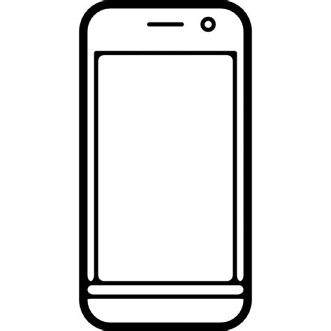 Mobile Phone Outline Icons Free Download