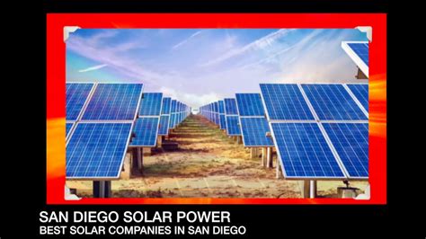 San Diego Solar Power Best Solar Companies In San Diego California