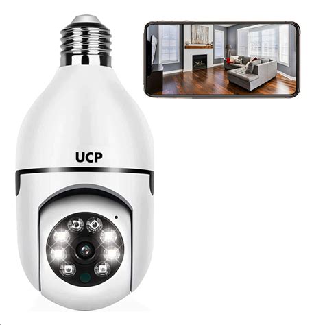 Light Bulb Camera Outdoorindoor 1080p Security Camera