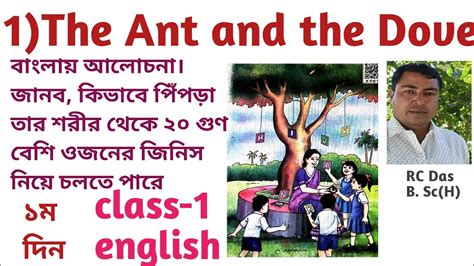 Scert Assam Class English The Ant And The Dove Lesson