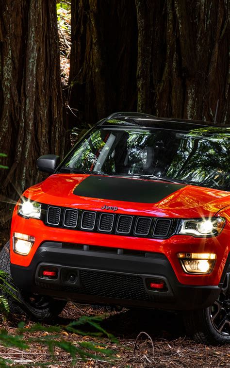 Jeep Red Compass Trailhawk Download Free Hd Mobile Wallpapers