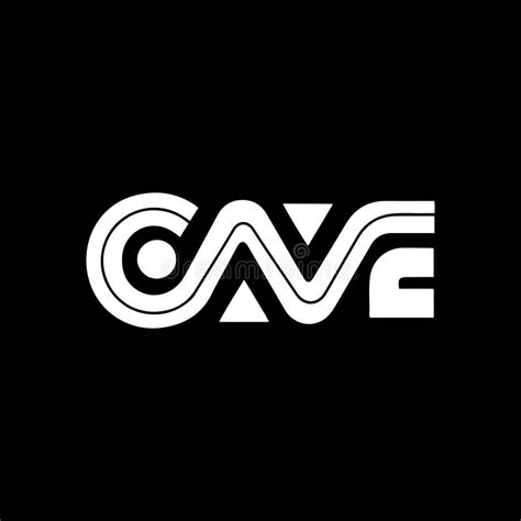 Cae Letter Logo Design On Black Background Cae Creative Initials