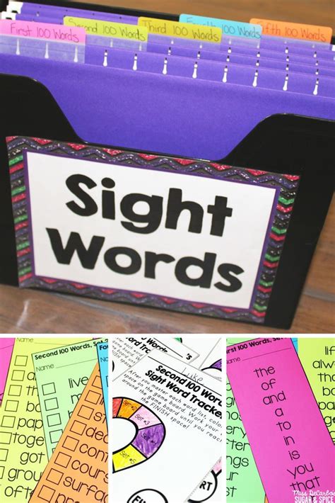 Complete Sight Word Tracking And Assessment System Editable Word