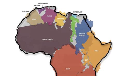 El Verdadero Tamaño De África Explicado En Este Sensacional Mapa