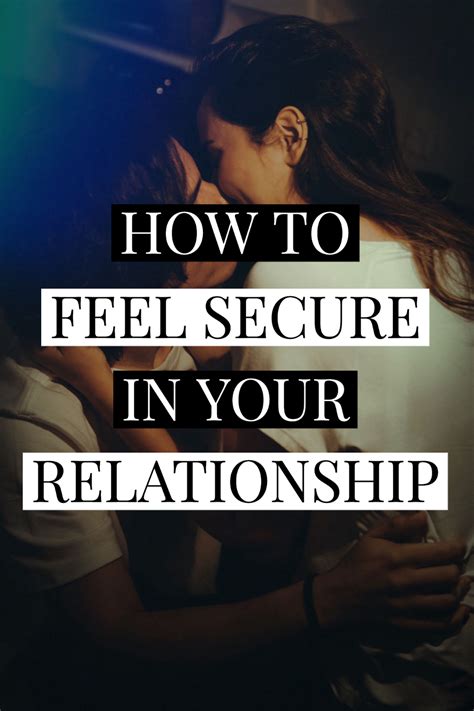 how to feel secure in your relationship in 2021 relationship blogs relationship help marriage