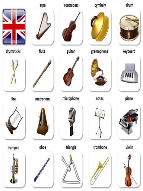 Lista 90 Foto Nombres De Instrumentos Musicales En Ingles Alta